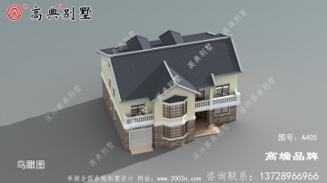 新农村二层精致简欧自建洋房别墅