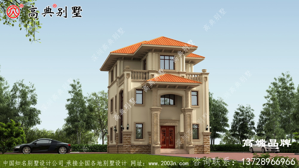 窗户之间可以用浮雕装饰，增强美感