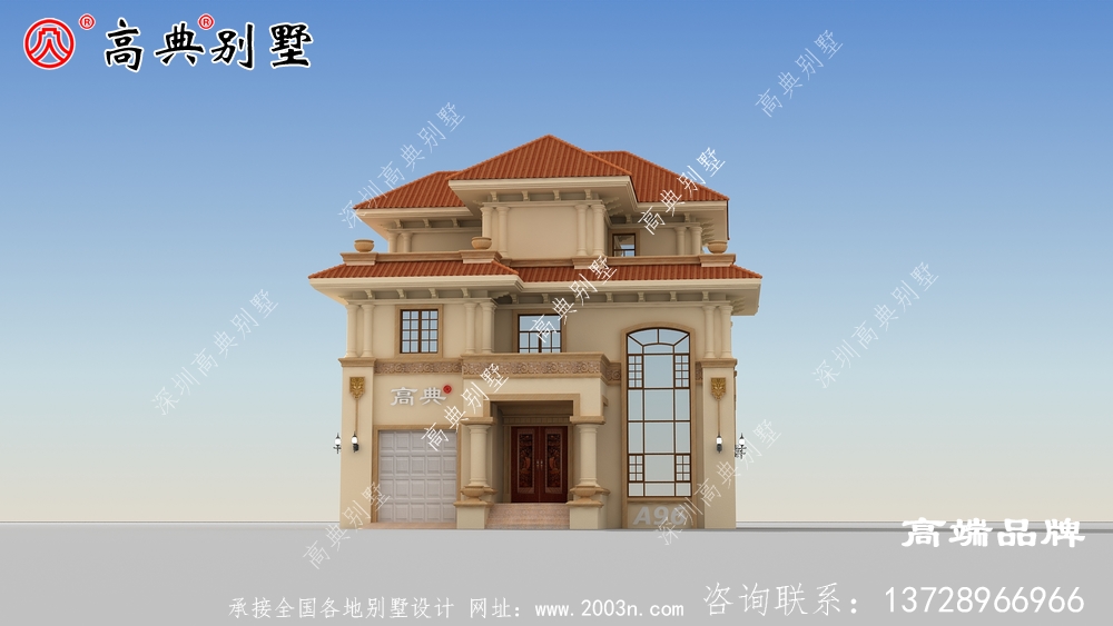 三层乡村欧式自建别墅