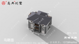 乡村新款中式斜屋顶设计自建房屋别墅