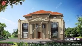 意大利风格双拼别墅图纸